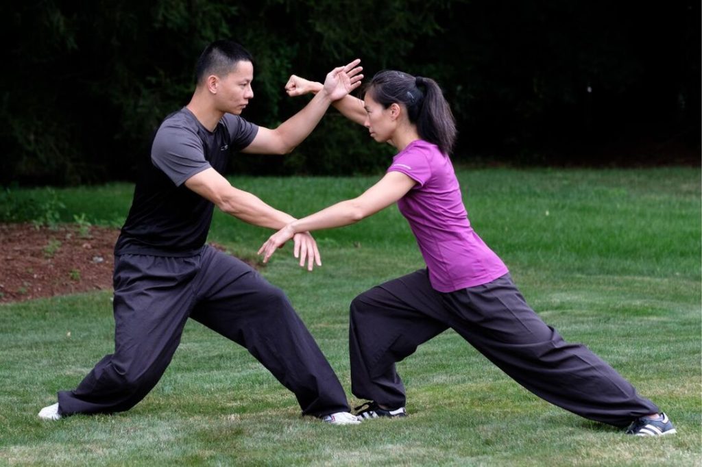 Forma Podwójna Tai Chi, set sparring yang tai chi